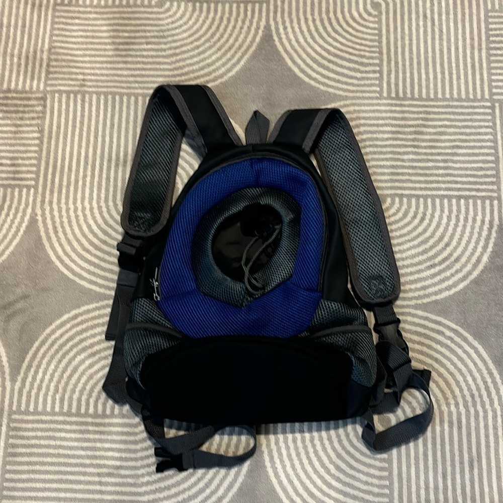 Small backpack pet carrier for small dogs or cats